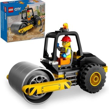 LEGO City Construction Steamroller Toy Playset, Fun Gift, Construction Toy